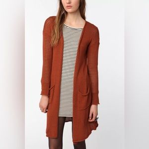 UO Sparkle & Fade Long Way Cardigan